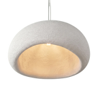 Forma & Co Wabi-Sabi Concrete-Look Dome Pendant Fixture