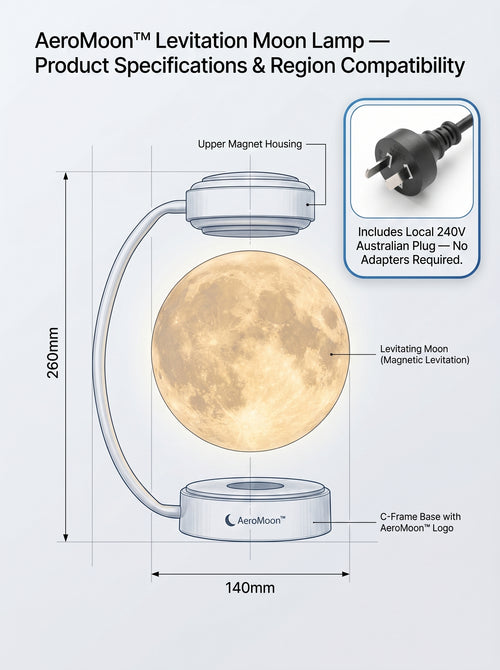 AeroMoon Levitating Moon Lamp