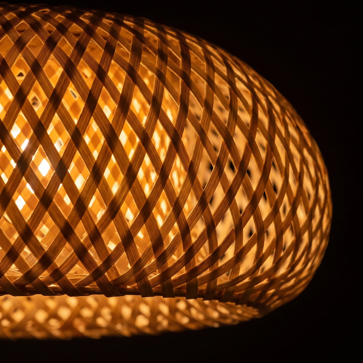 The Kyoto Woven Bamboo Pendant