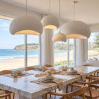 Forma & Co Matte Coastal Wabi Sabi Ceiling Light