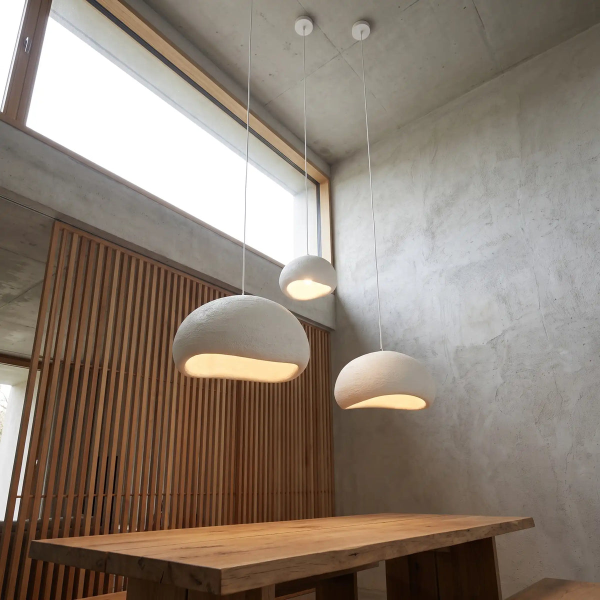Forma & Co Matte Grey Industrial Dome Pendant Fixture