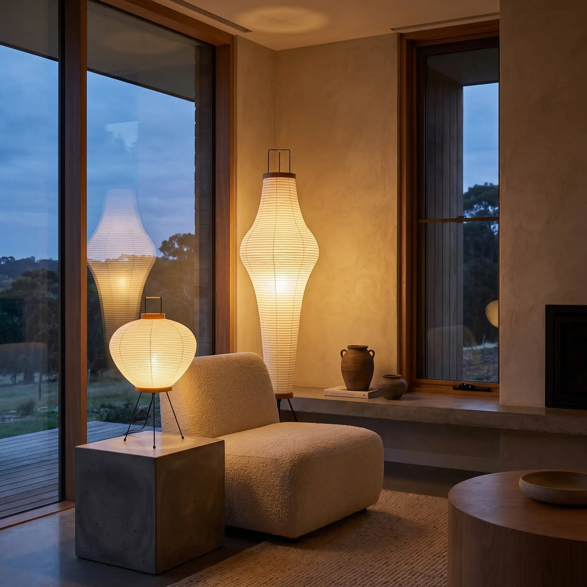 The Akari Wabi-Sabi Lamp