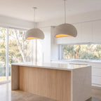 Forma & Co Wabi-Sabi Concrete-Look Dome Pendant Fixture