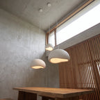 Forma & Co Wabi-Sabi Concrete-Look Dome Pendant Fixture