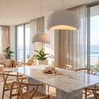 Forma & Co Matte Coastal Wabi Sabi Ceiling Light