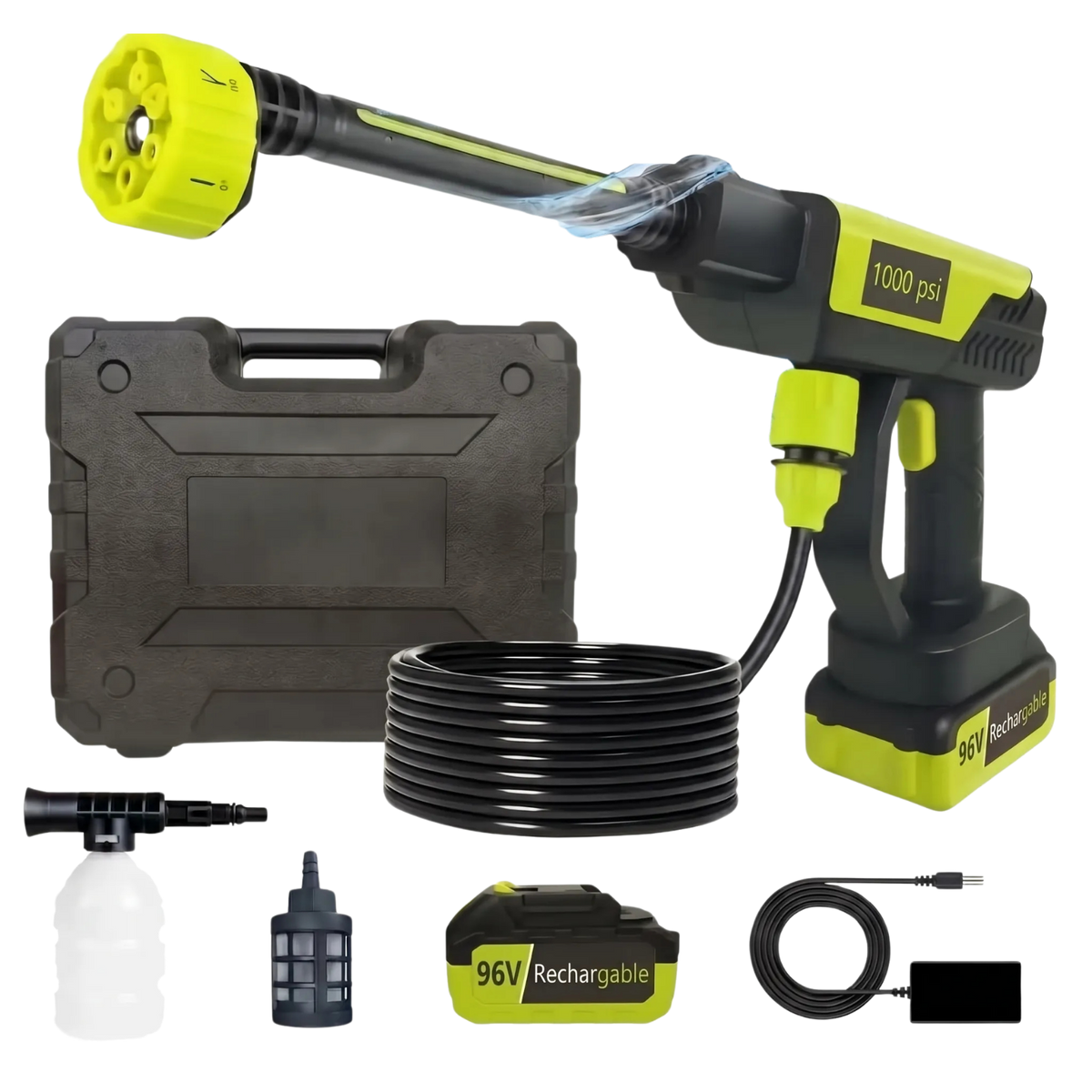 Australian 1000 PSI Cordless Pressure Washer with 6 modes