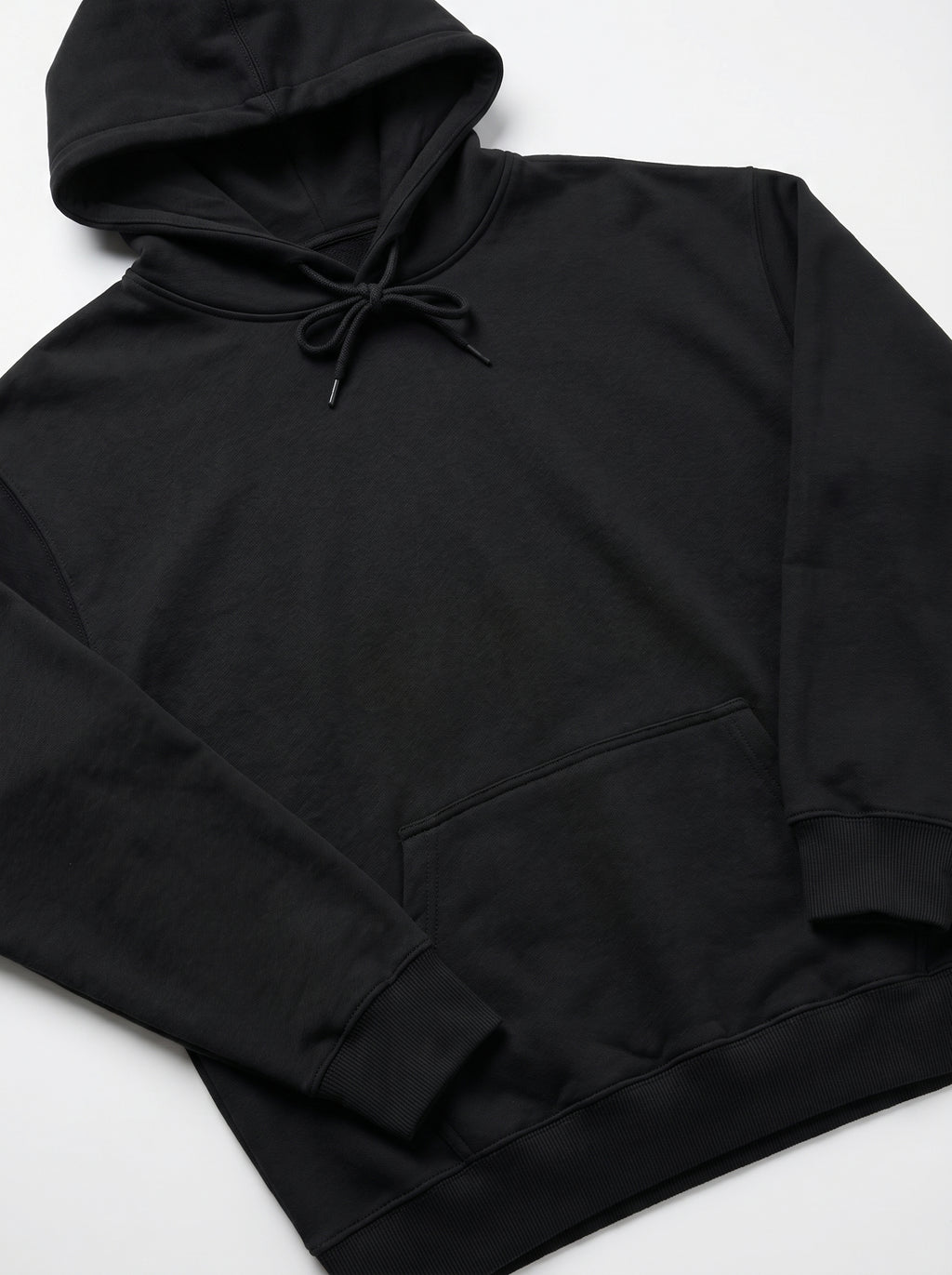 Men's Oversized Black Graphic Hoodie - "Never Go Out of Style" Pullover
