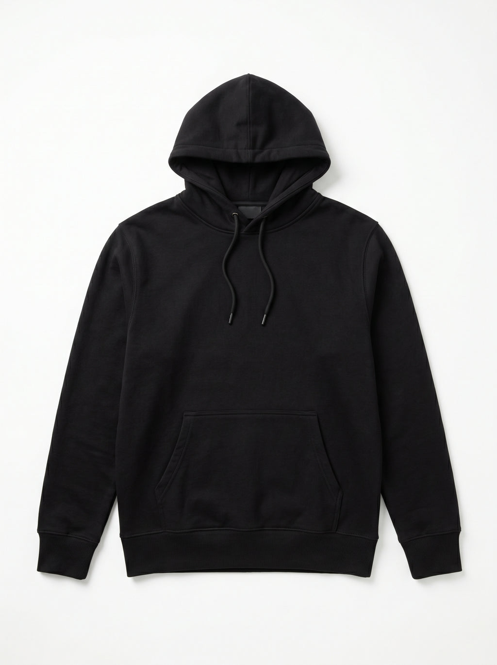 Mens Knocked Out Hoodie - Retro Circular Badge Graphic