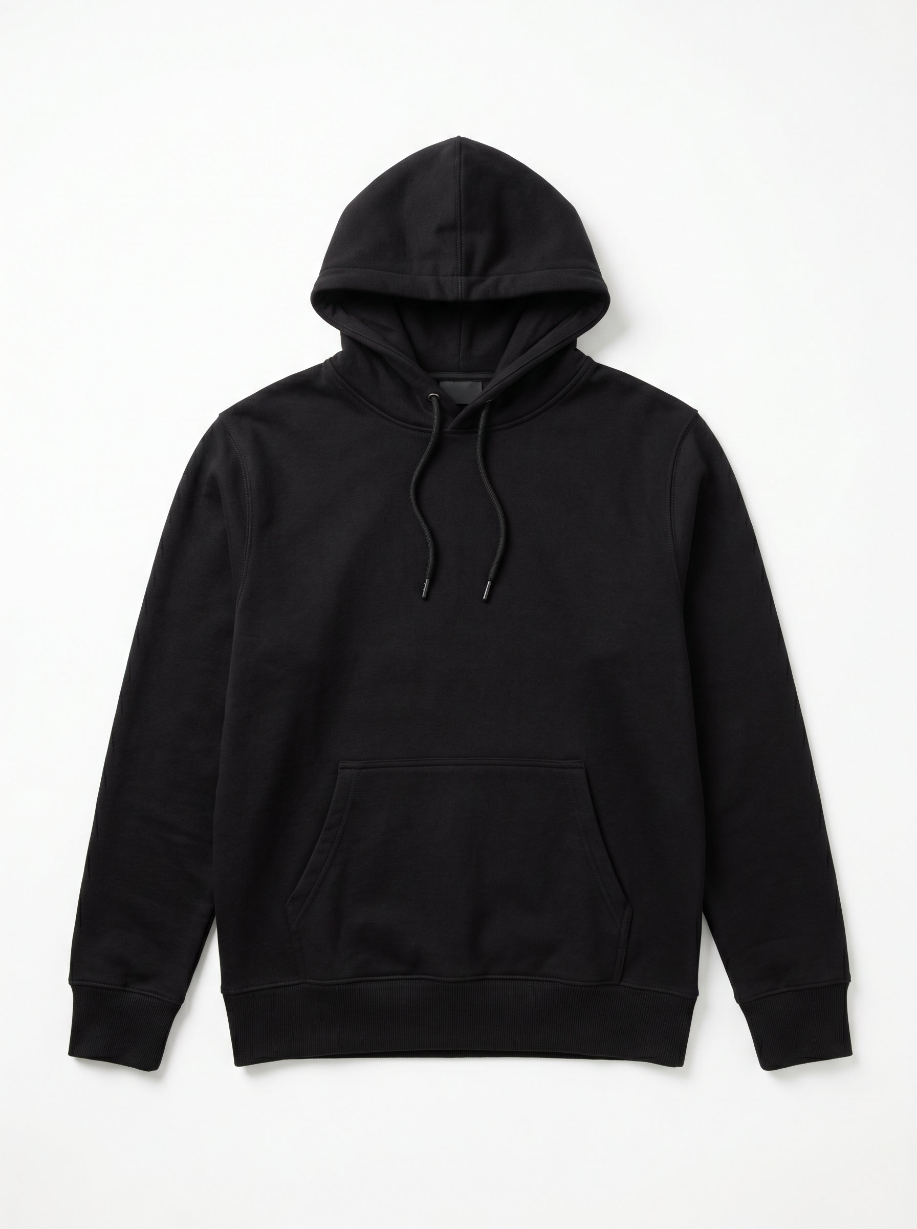 Mens Knocked Out Hoodie - Retro Circular Badge Graphic