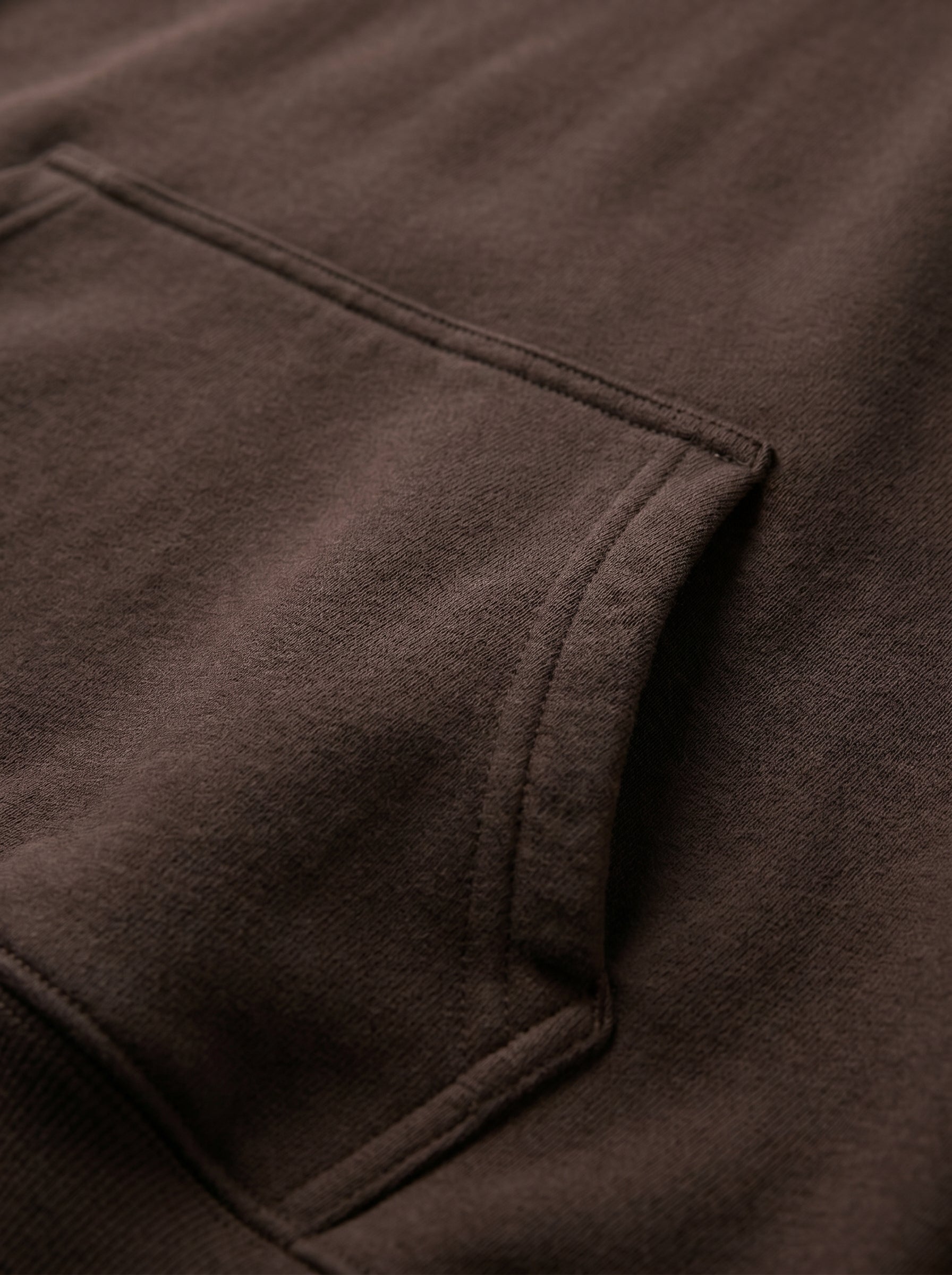 Men's Oversized Dark Brown Hoodie - "Its Over" Retro Typography Pullover