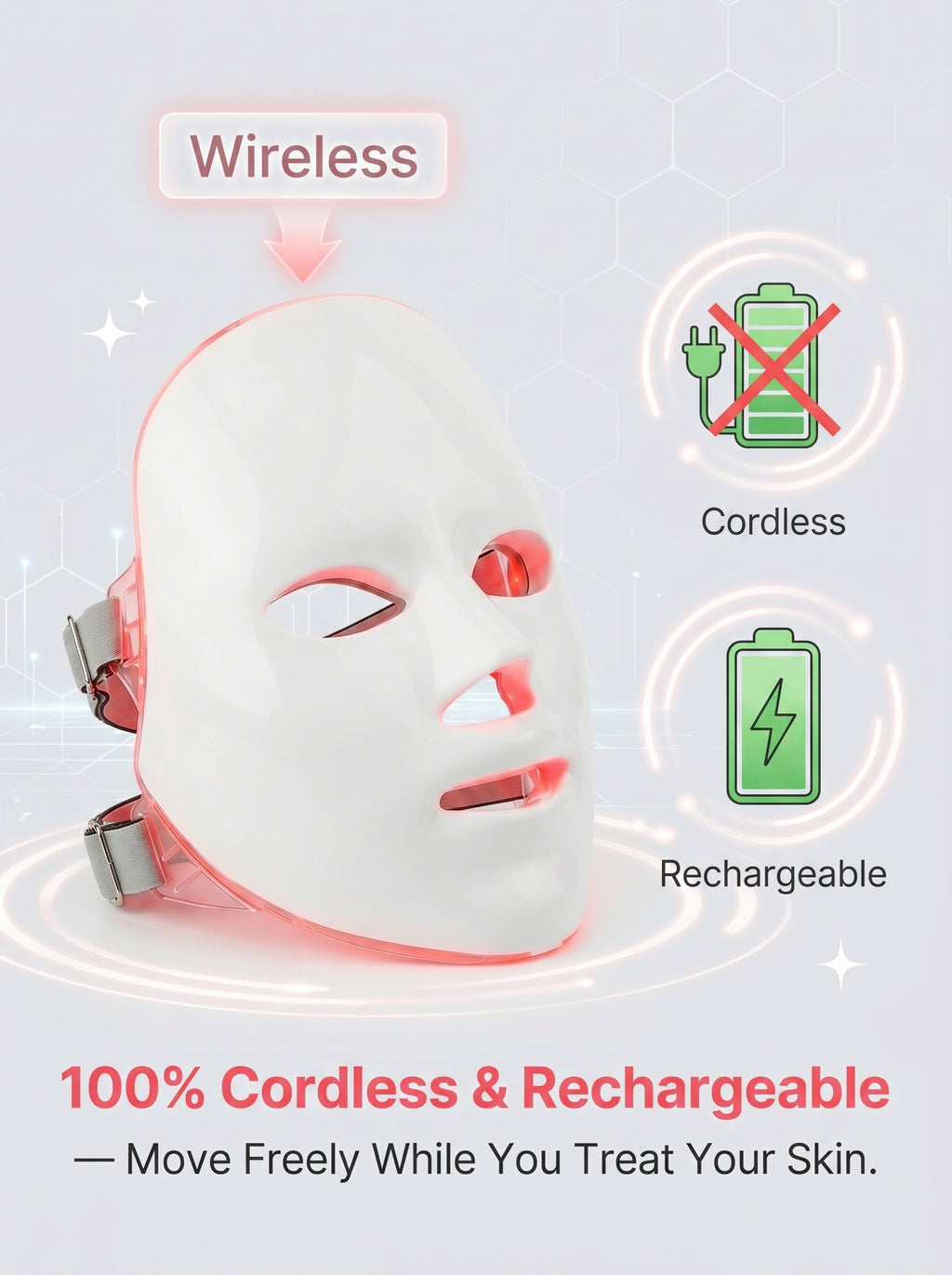 AeroGlow 7-in-1 LED Face Mask