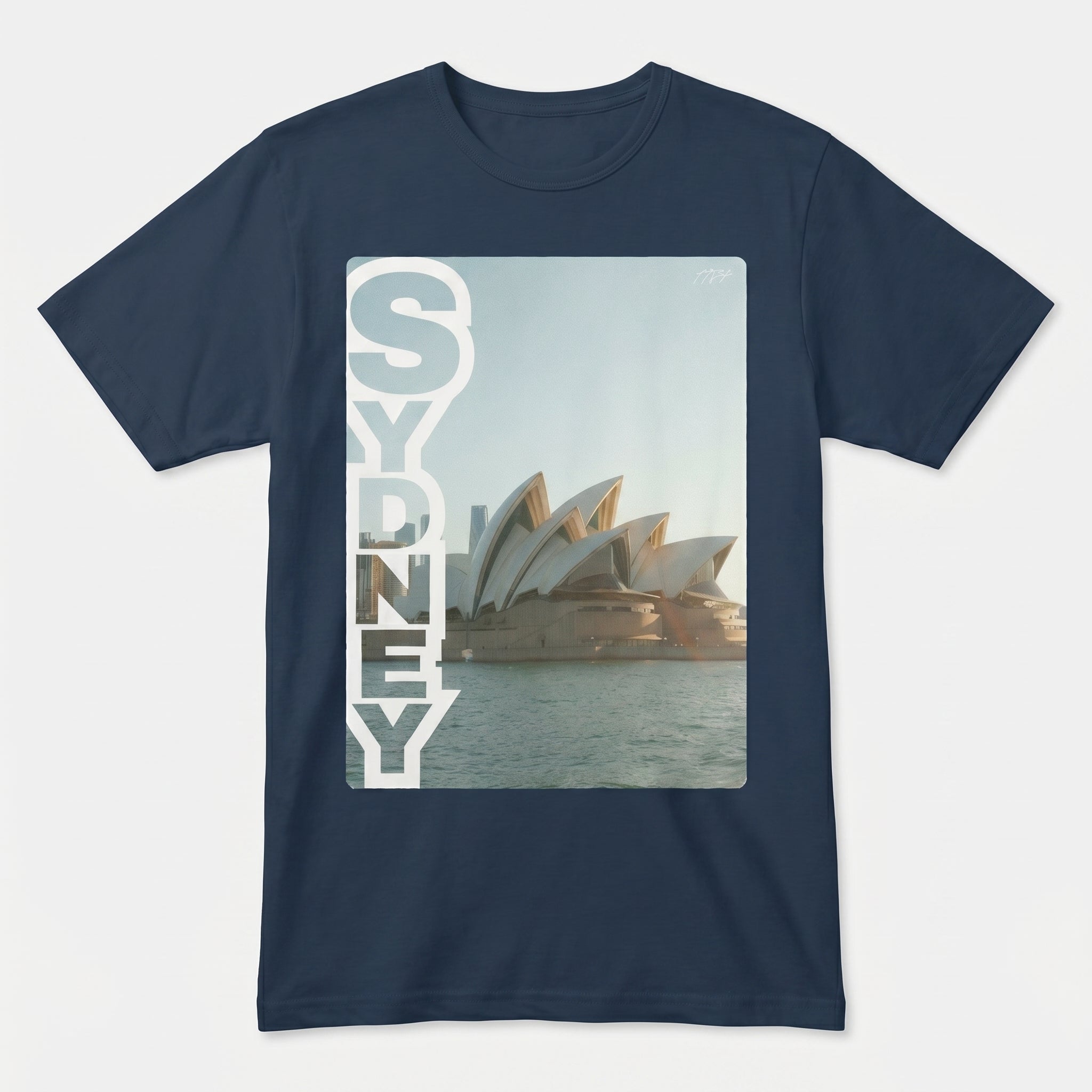 Sydney Opera House Crewneck T-Shirt | Unisex Heavyweight